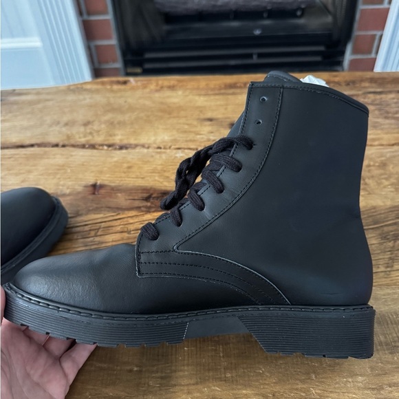 🔥NEW VALENTINO Marti Leather Boot Mario Valentino Black Size 10 Studed Designer - Picture 8 of 9